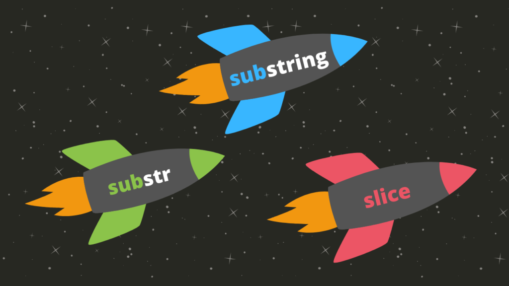 substring, substr e slice string javascript