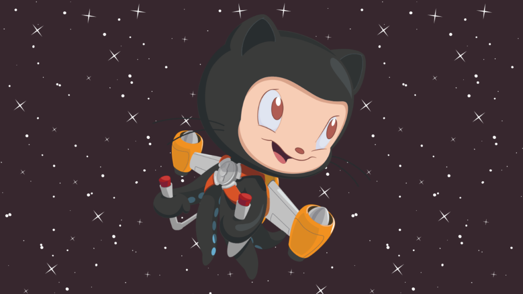 logo github foguete